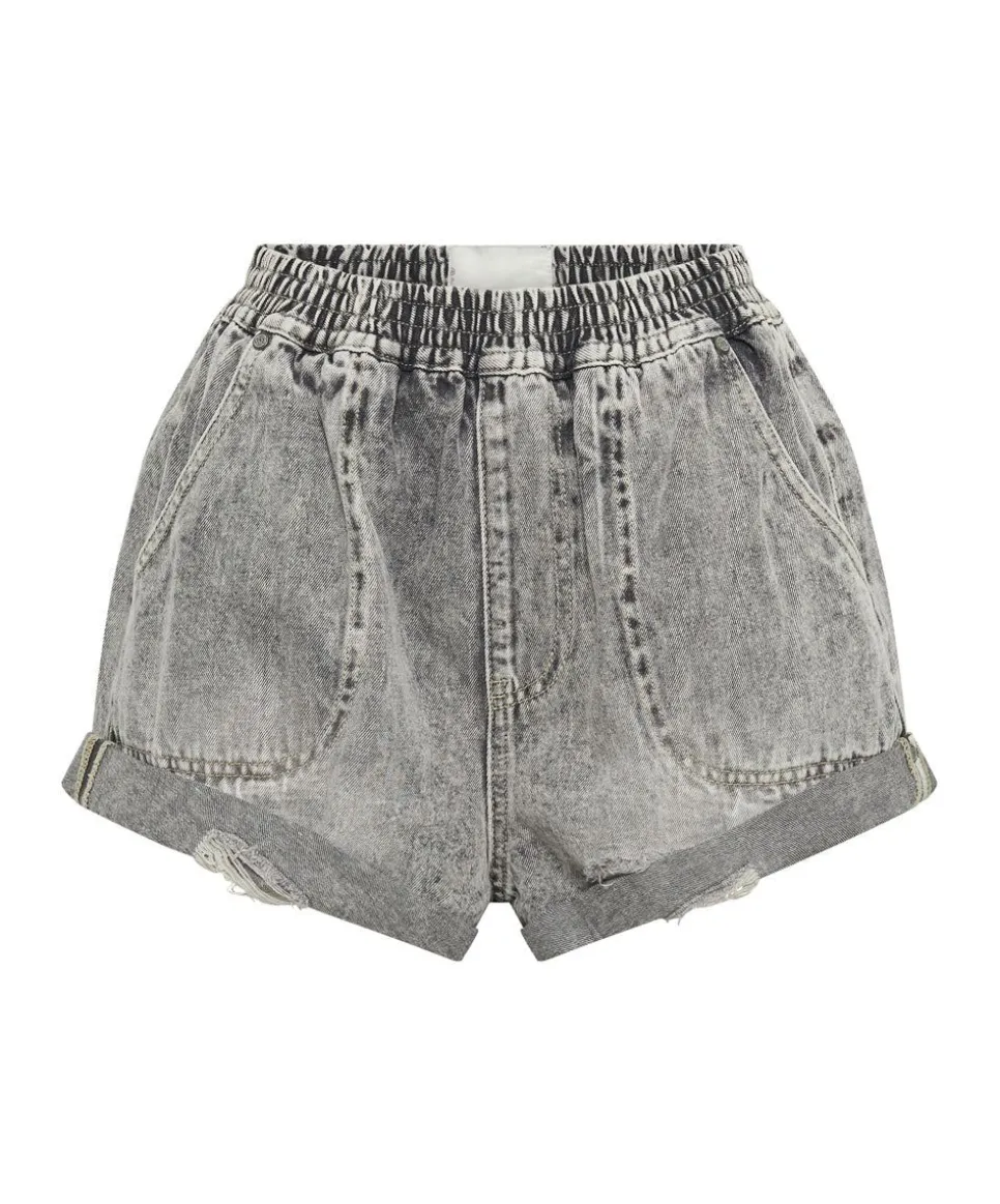 Denim Shorts|ONE TEASPOON Smoke Hunters Mid Length Relaxed Shorts