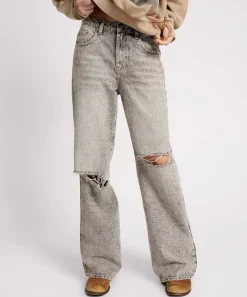 Denim Jeans|ONE TEASPOON Smoke Jackson Mid Waist Wide Leg Jeans