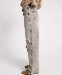 Denim Jeans|ONE TEASPOON Smoke Jackson Mid Waist Wide Leg Jeans