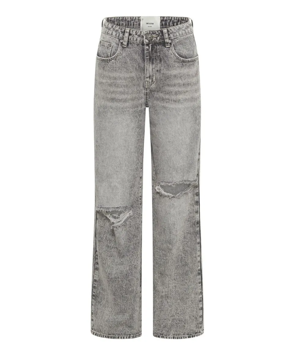 Denim Jeans|ONE TEASPOON Smoke Jackson Mid Waist Wide Leg Jeans