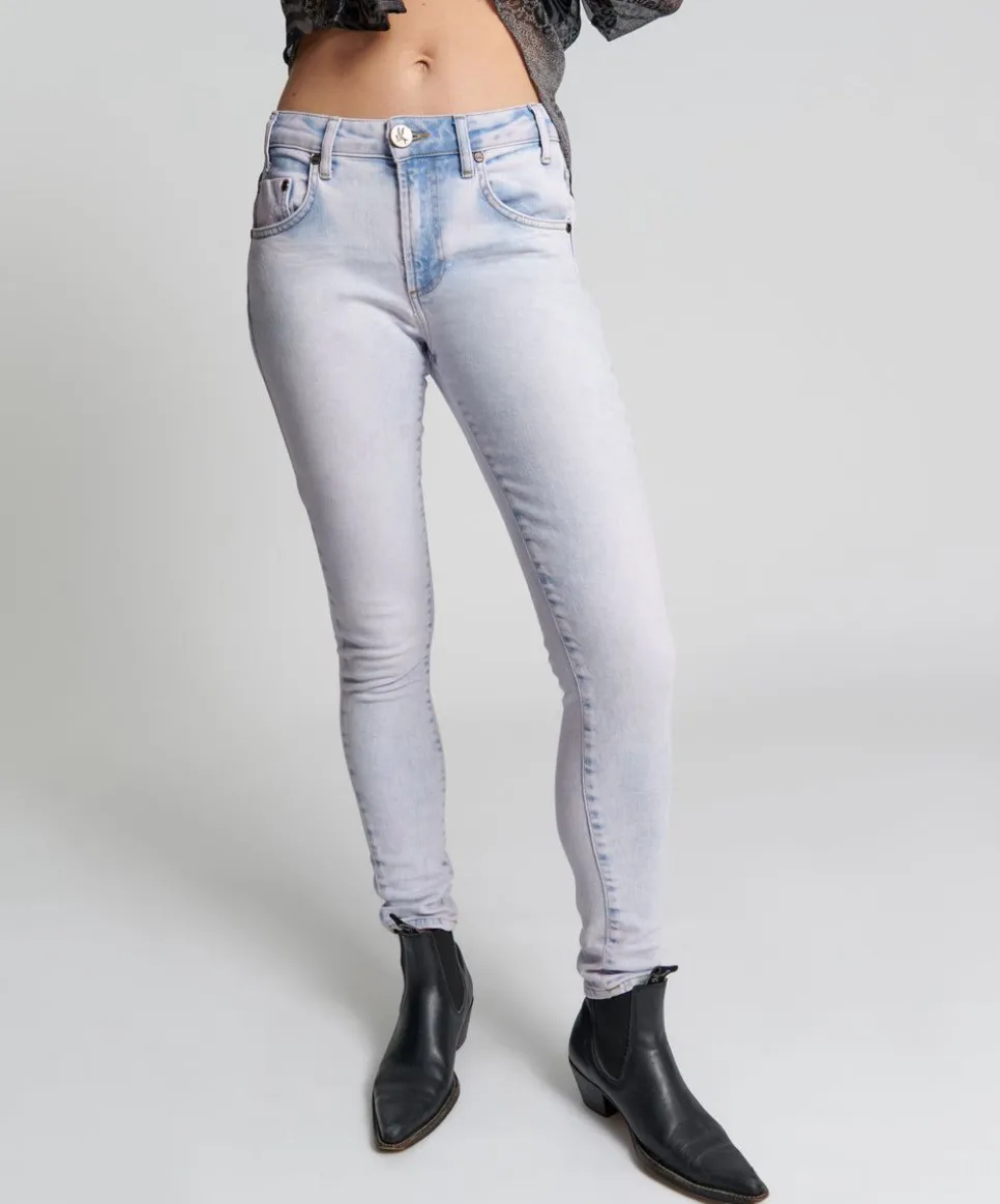 Denim Jeans|ONE TEASPOON Soho Haze Freebirds Ii High Waist Skinny Jeans