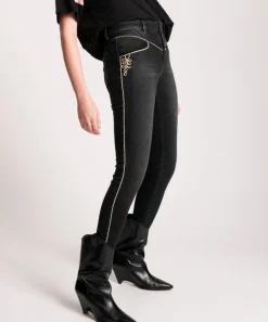 Denim Jeans|ONE TEASPOON Sonic Black Preachers High Waist Skinny Jeans