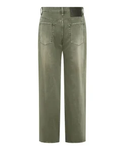 Denim Jeans|ONE TEASPOON St Khaki Jackson Mid Waist Wide Leg Jeans