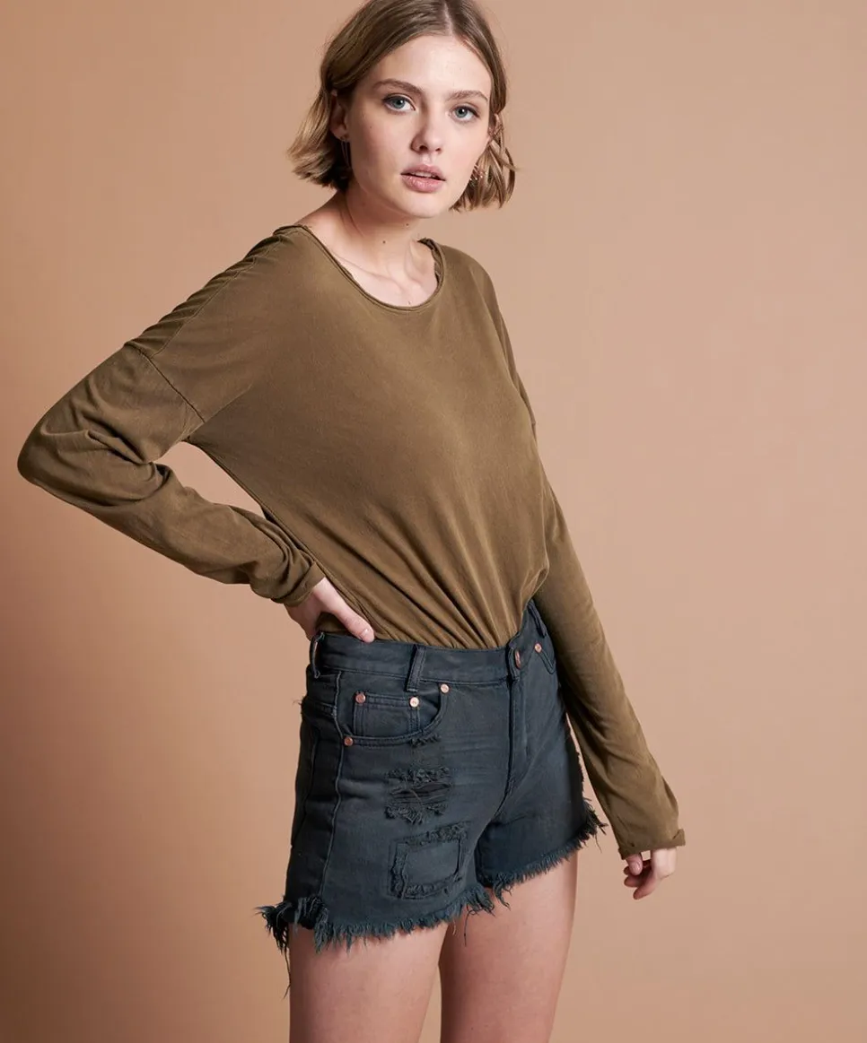 Denim Shorts|ONE TEASPOON St Rebel Hawks