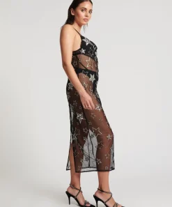 Midi & Maxi Dresses|ONE TEASPOON Stellar All Star Hand Beaded Slip Dress