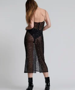 Midi & Maxi Dresses|ONE TEASPOON Stellar Hand Beaded Slip Dress