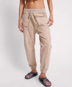 Bottoms|ONE TEASPOON Stone Canvas Cadet Pants