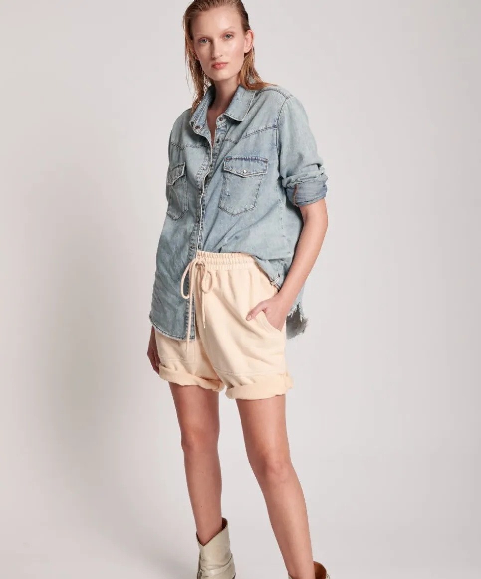 Bottoms|ONE TEASPOON Stone Island Sweat Shorts