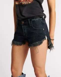 Denim Shorts|ONE TEASPOON Stoned Cowboy Dukes Low Waist Denim Shorts