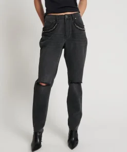 Denim Jeans|ONE TEASPOON Storm Grey 1982S Mid Waist Balloon Jeans