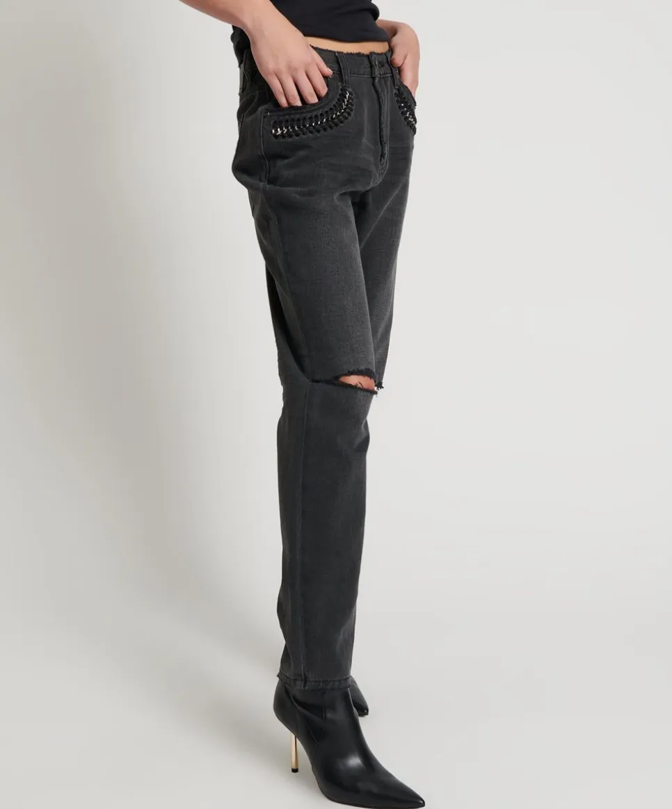 Denim Jeans|ONE TEASPOON Storm Grey 1982S Mid Waist Balloon Jeans