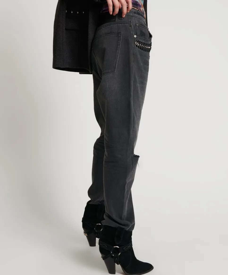 Denim Jeans|ONE TEASPOON Storm Grey Saints Boyfriend Jeans