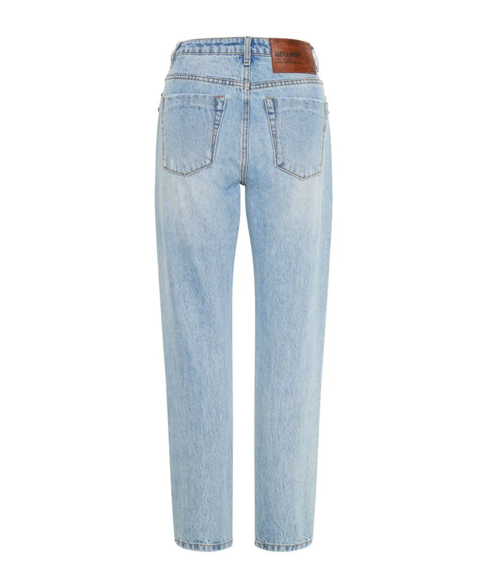 Denim Jeans|ONE TEASPOON Studded High Waist Awesome Baggies Denim Jeans