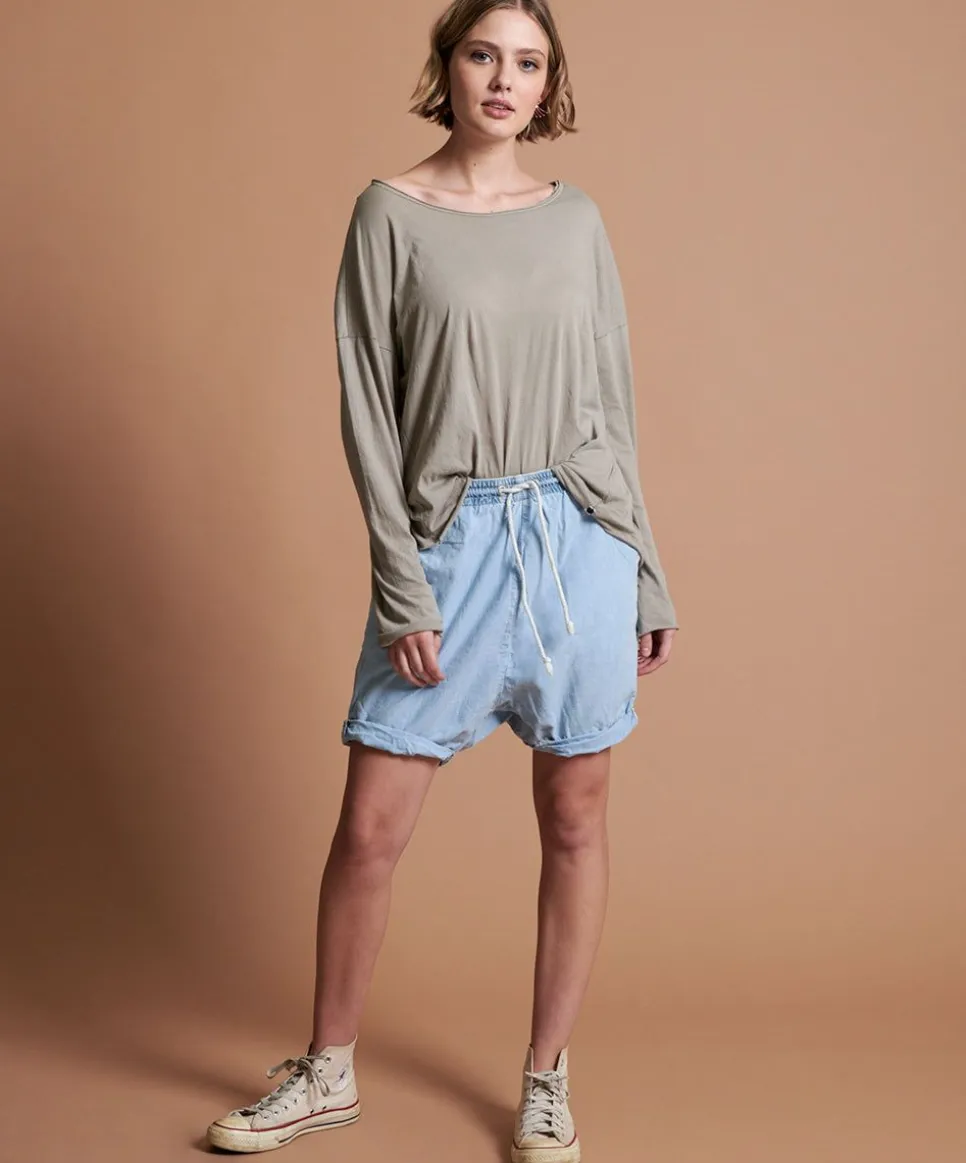 Denim Shorts|ONE TEASPOON Summer Blue Super Trackie Shorts