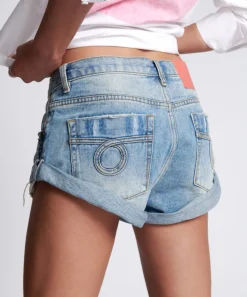 Denim Shorts|ONE TEASPOON Sunbleach Blue Bandits Low Waist Shorts