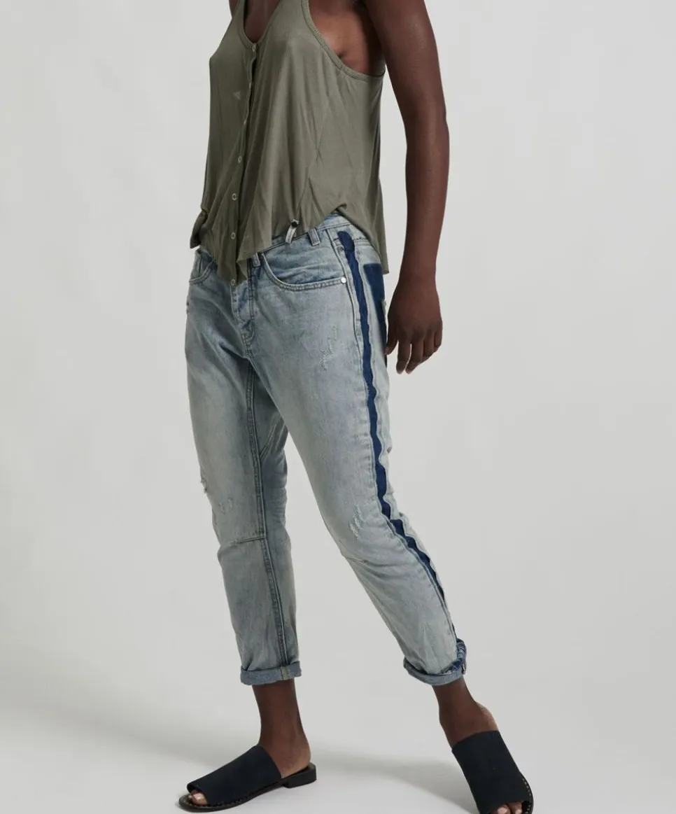 Denim Jeans|ONE TEASPOON Sunbleach Blue Saints Boyfriend Jeans