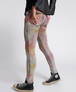 Denim Jeans|ONE TEASPOON Sunset Acid Freebirds Ii Low Waist Skinny Jeans