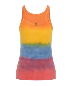 Tees & Tanks|ONE TEASPOON Sunset Stripe Rib Singlet