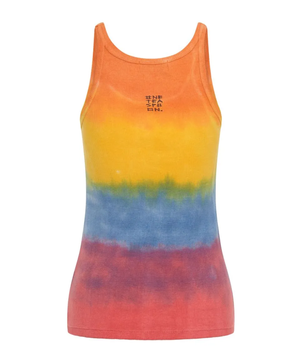 Tees & Tanks|ONE TEASPOON Sunset Stripe Rib Singlet