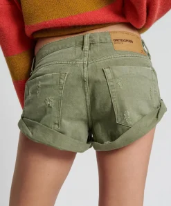 Denim Shorts|ONE TEASPOON Super Khaki Bandits Denim Shorts