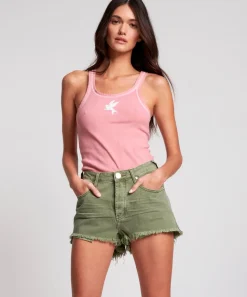 Denim Shorts|ONE TEASPOON Super Khaki Bonita High Waist Denim Shorts