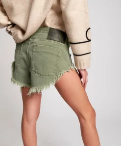 Denim Shorts|ONE TEASPOON Super Khaki Rollers Denim Shorts