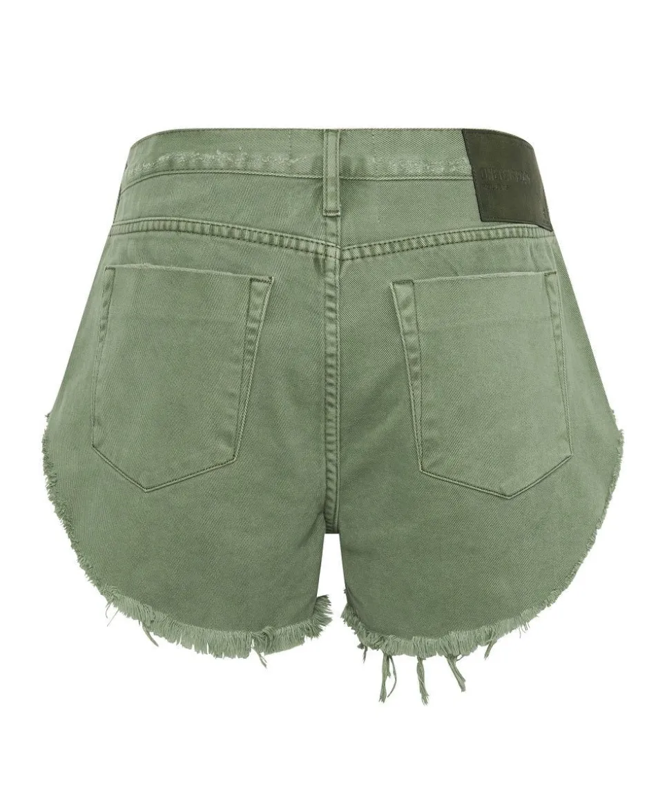 Denim Shorts|ONE TEASPOON Super Khaki Rollers Denim Shorts