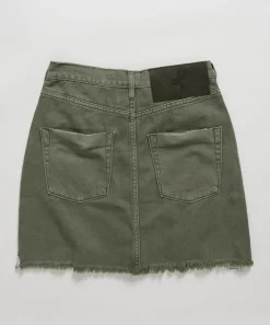 Denim Skirts|ONE TEASPOON Super Khaki Viper High Waist Skirt