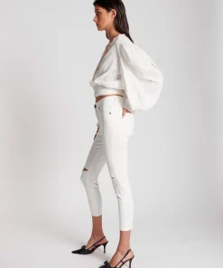 Denim Jeans|ONE TEASPOON True White High Waist Freebirds Ii