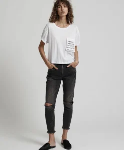 Basic Tees|ONE TEASPOON Upsized Rebel Pocket Tee