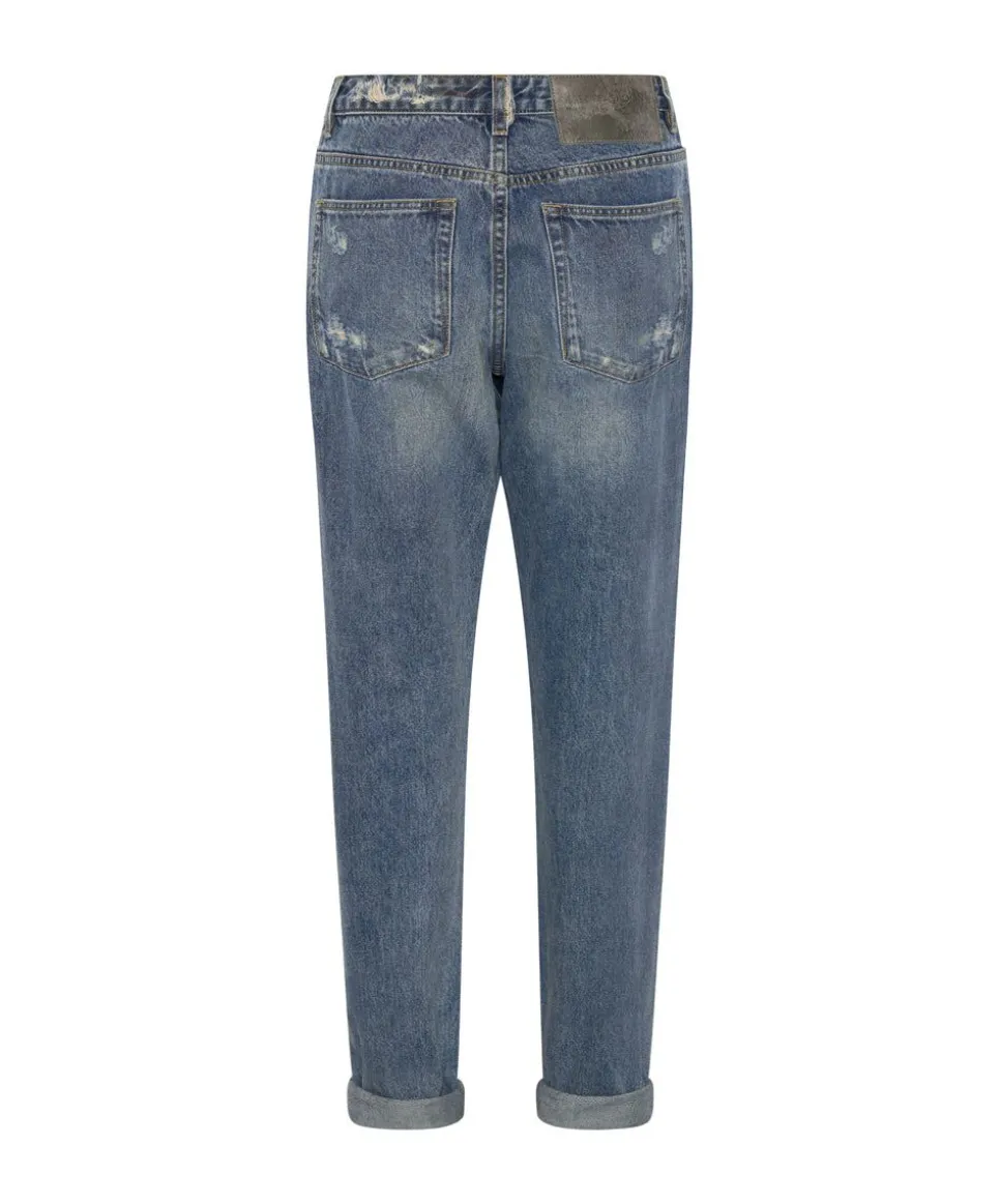 Denim Jeans|ONE TEASPOON Used Blue 1982S High Waist Balloon Jeans