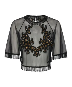 Tops|ONE TEASPOON Vanity Razzle Dazzle Sequin Top