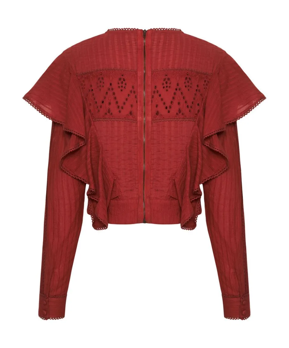 Tops|ONE TEASPOON Victoria Longsleeve Crop