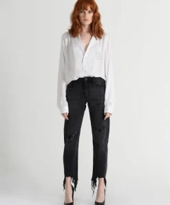 Denim Jeans|ONE TEASPOON Volcanic Awesome Baggies High Waist Straight Leg Jeans