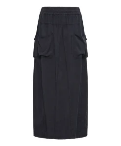 Denim Skirts|ONE TEASPOON Washed Black Tencel Parachute Skirt