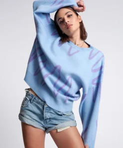 Knitwear|ONE TEASPOON Wave Length Knit Sweater