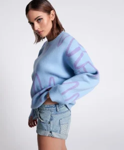 Knitwear|ONE TEASPOON Wave Length Knit Sweater