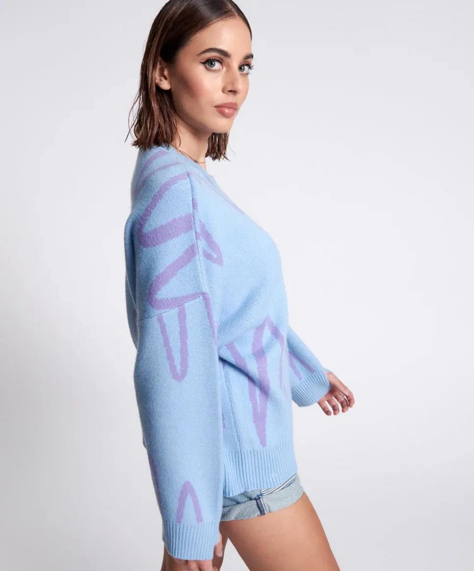 Knitwear|ONE TEASPOON Wave Length Knit Sweater