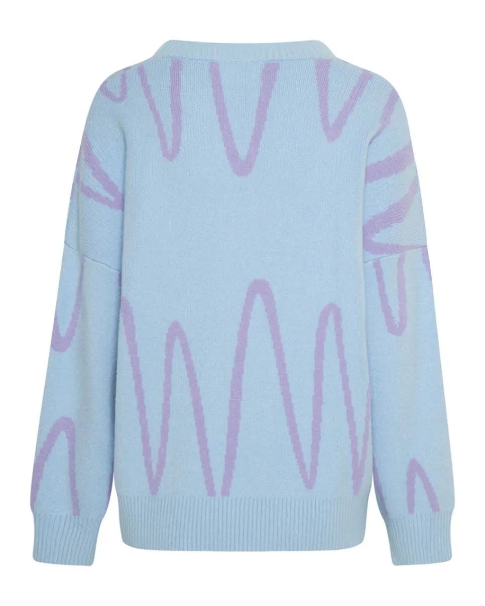 Knitwear|ONE TEASPOON Wave Length Knit Sweater