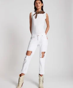 Denim Jeans|ONE TEASPOON White Beauty Awesome Baggies