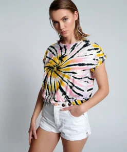 Denim Shorts|ONE TEASPOON White Beauty Studded High Waist Bandits