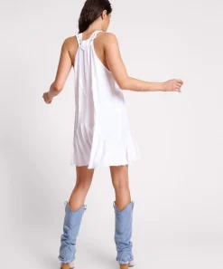 Mini Dresses|ONE TEASPOON White Laced Charleston Tiered Dress