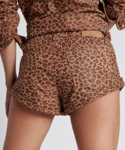 Bottoms|ONE TEASPOON Wild Thing Suede Bandit Low Waist Shorts