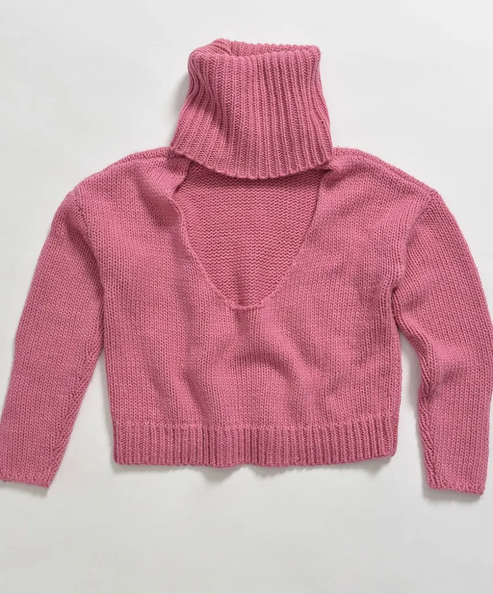 Knitwear|ONE TEASPOON Winona Keyhole Roll Neck Sweater