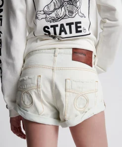Denim Shorts|ONE TEASPOON Xanthe Le Loop Bandits Low Waist Denim Shorts