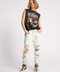 Denim Jeans|ONE TEASPOON Xanthe Messed Up Saints Boyfriend Jeans